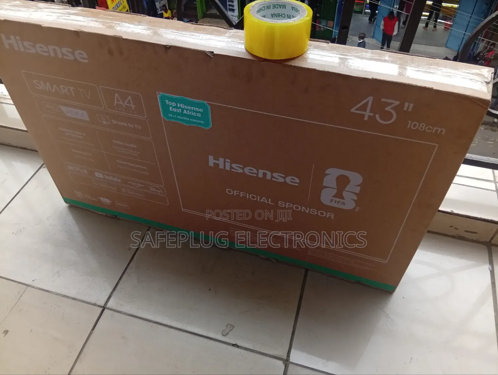 Hisense A4 Series 43′′ Smart LED TV – Modern Home Entertainment Screen