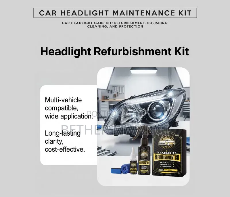 Car Headlight Maintenance Kit in Kenya