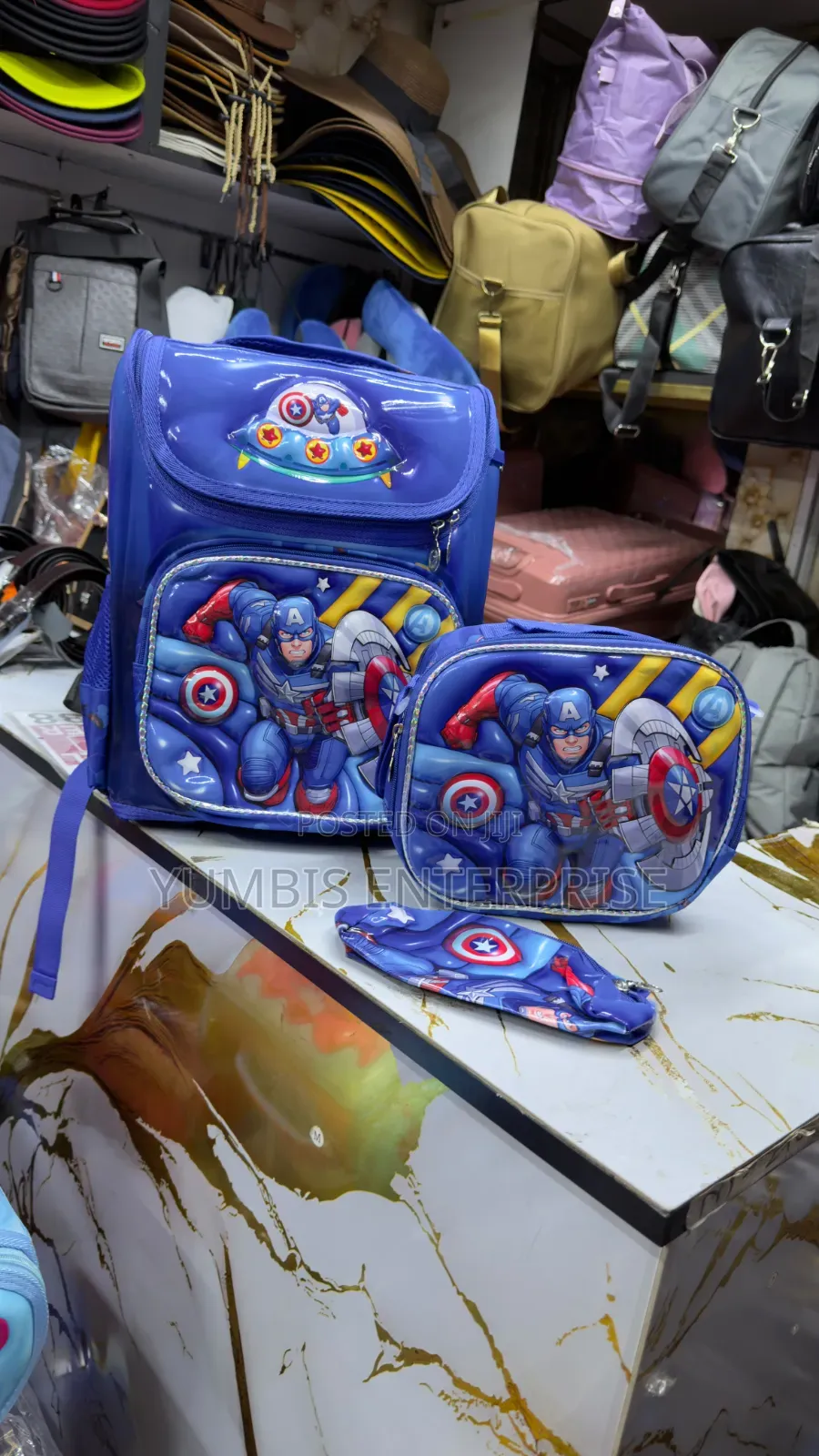 School Box Bags for Pp2,grade1,2,3 With Lunch Bag,pencil Pouch at 1500