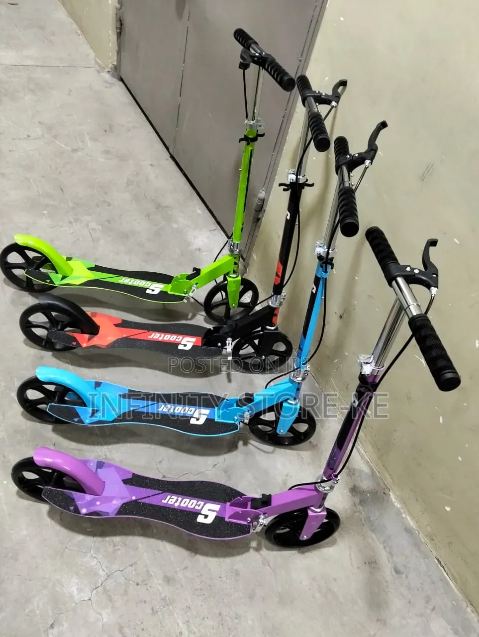 Big Wheels Scooter With Hand Brakes