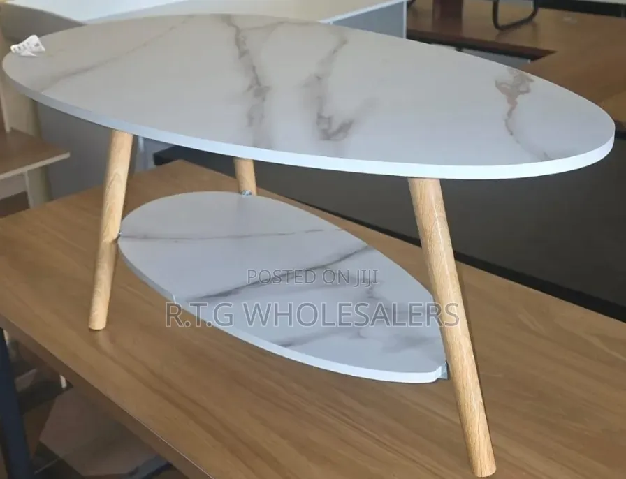 Executive MDF Marble Coffee Table/Bed Side