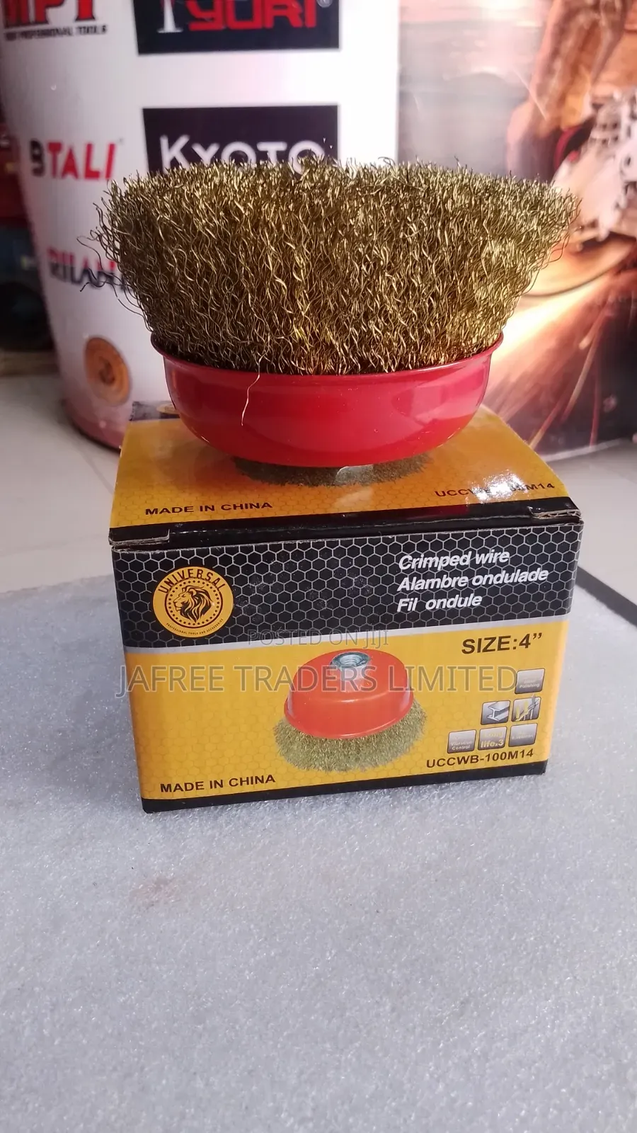 Crimped Wire Brush 4"