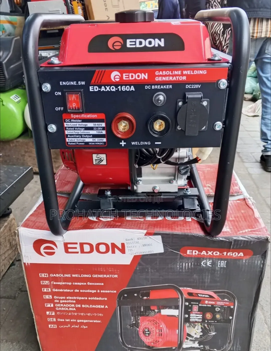 160Amps Edon Welding Generator