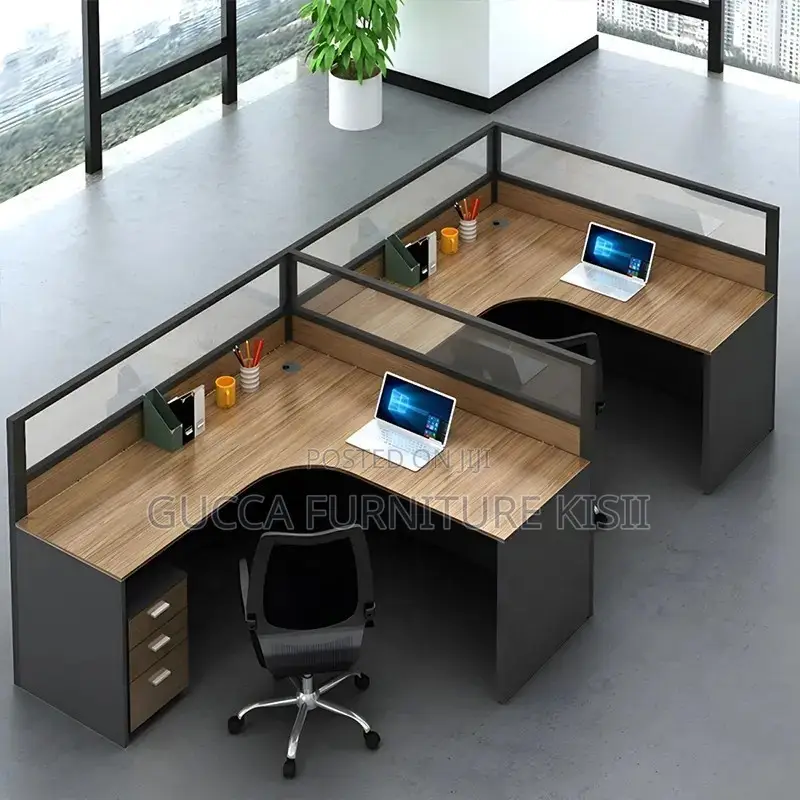 Workstation; 2-Way Curved Office/Cyber Workstation