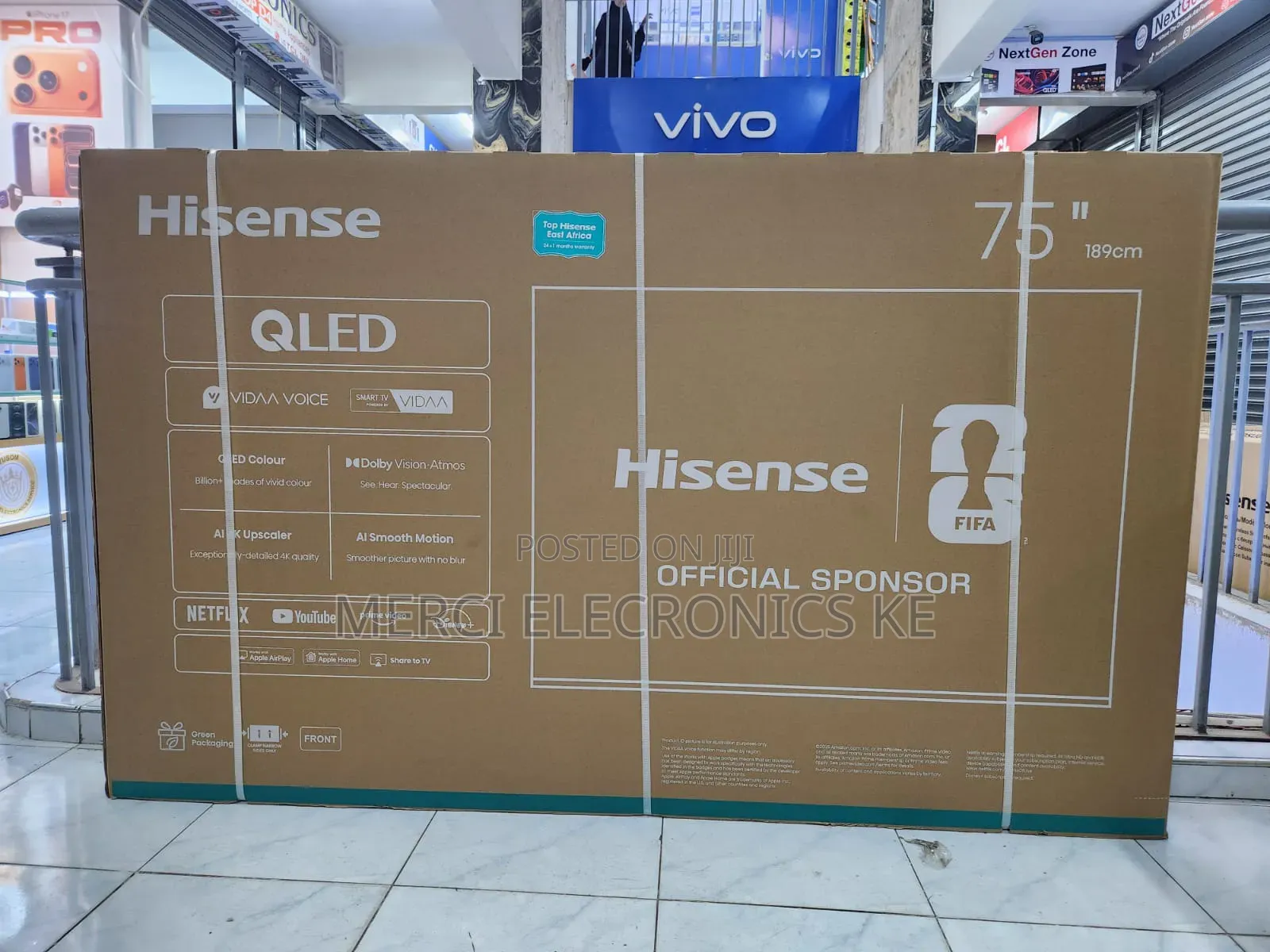 Hisense 75Q6Q 75 Inch QLED Smart TV (75Q6QKEN)