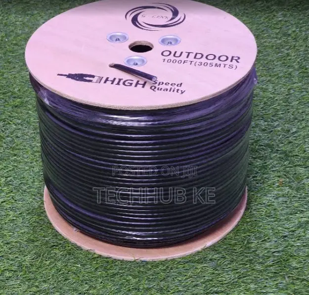 Professional CAT6 Outdoor LAN Cable UV Shielded 305M