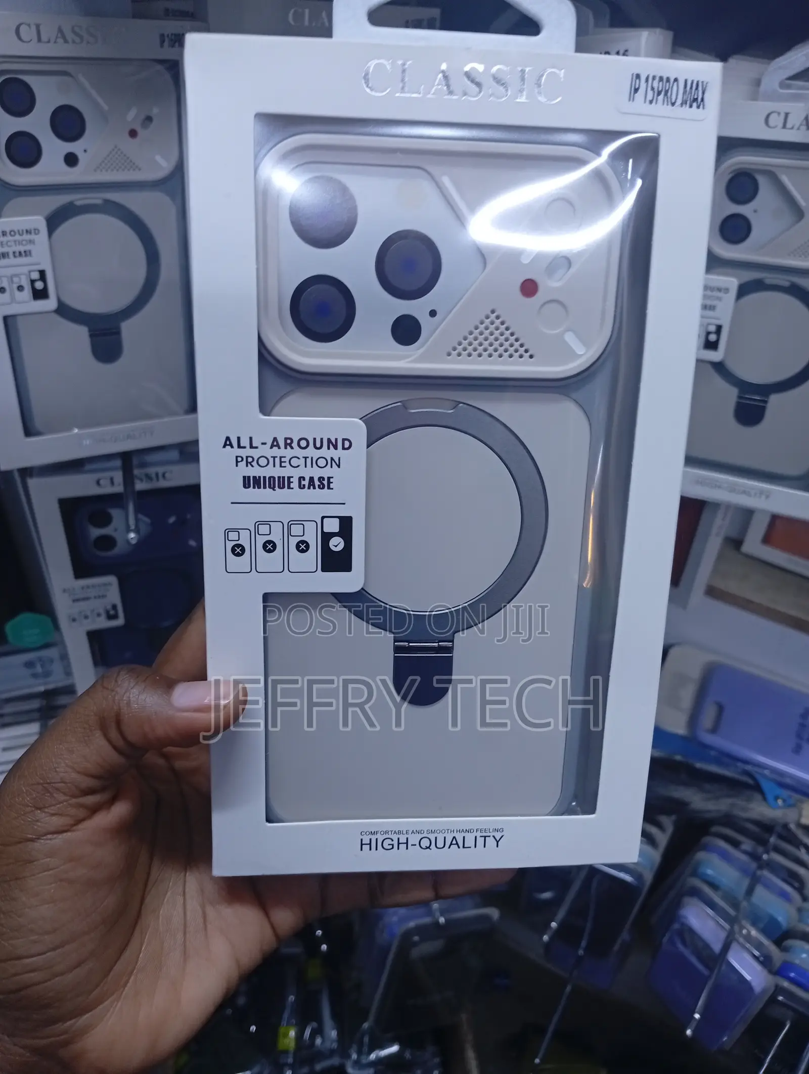 Classic IP 15 Pro Max MagSafe Armor Case Features a Futuristic
