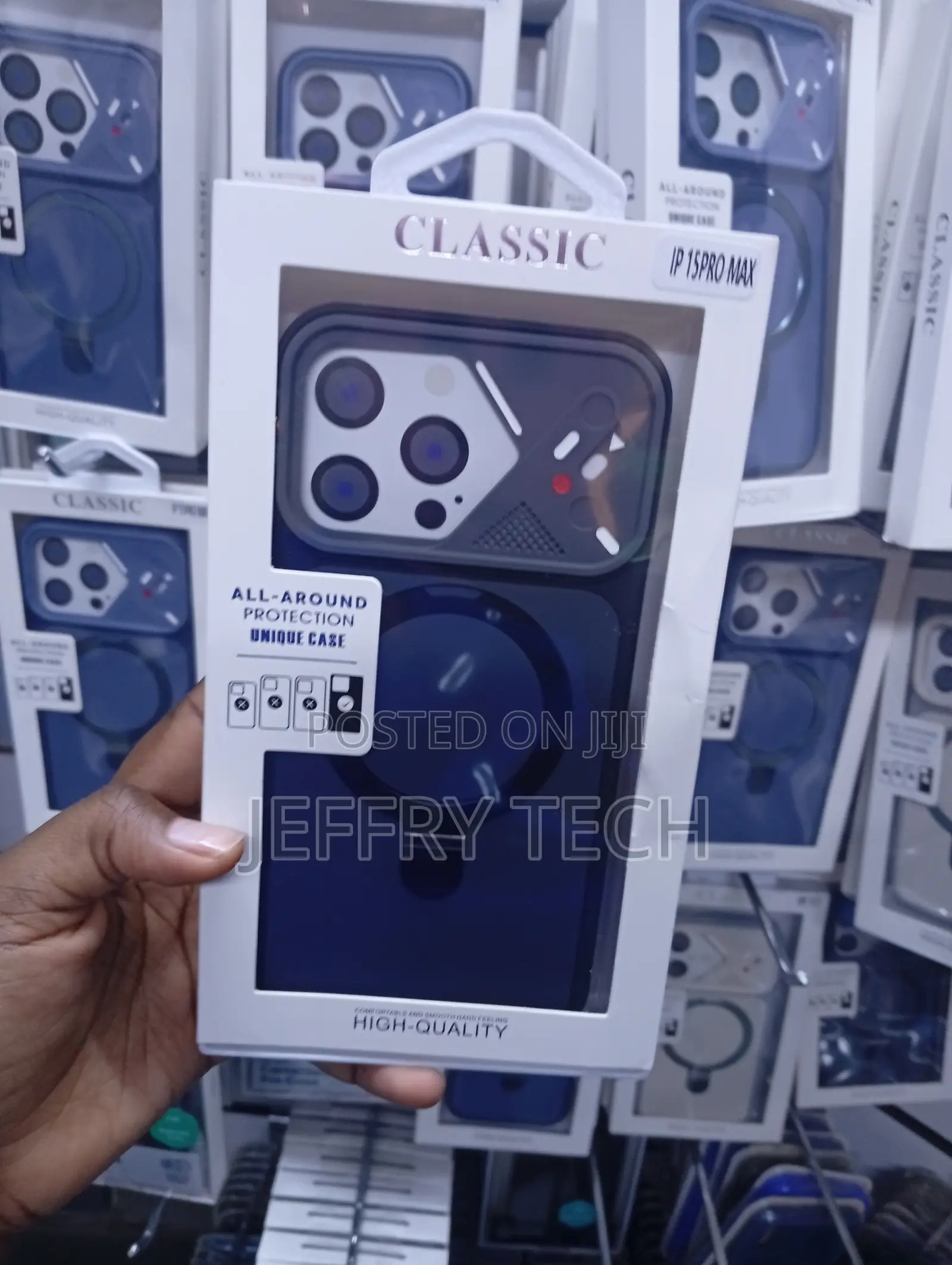 Around Protection 2-in-1 Armor Magnetic Case for the iPhone 15 Pro Max