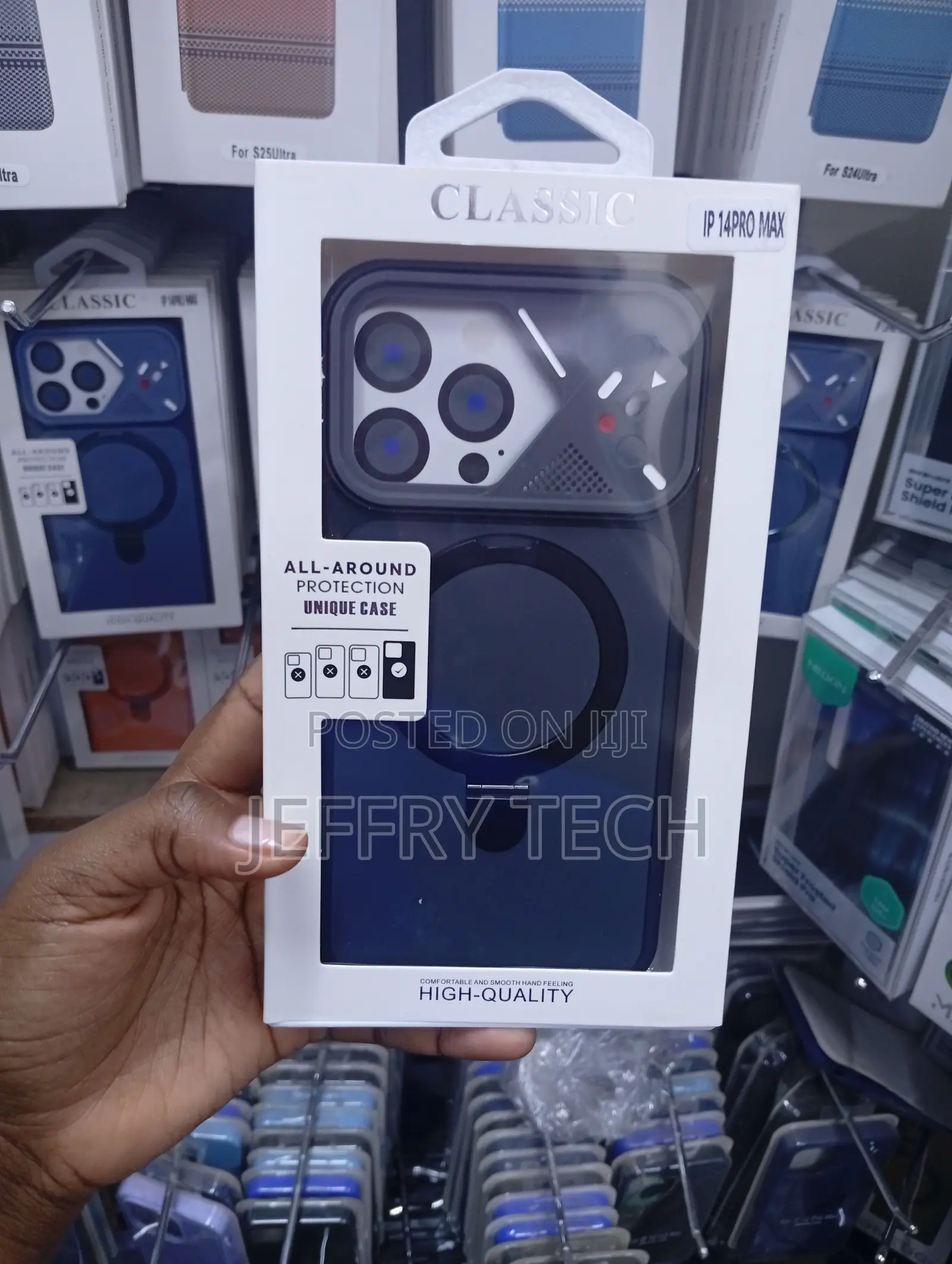 MagSafe Phone Case With a Shield Ring for the iPhone 14 Pro Max