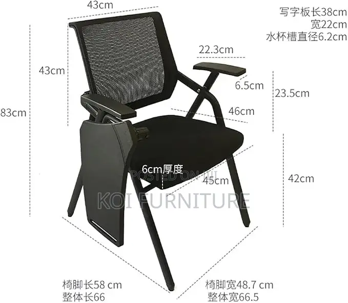 Office Chairs; Foldable Meeting School Office Chairs