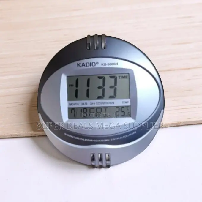 Factory Prices Clear Display Kadio Table Wall Mount Digital Clock
