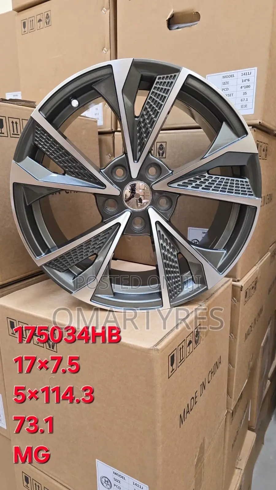 Rim Size 17 – 5-Hole Alloy Wheel