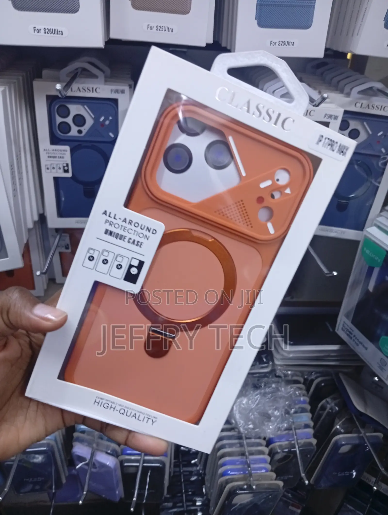 Magneticcase With a Ring Kickstand for the iPhone 17 Pro Max.