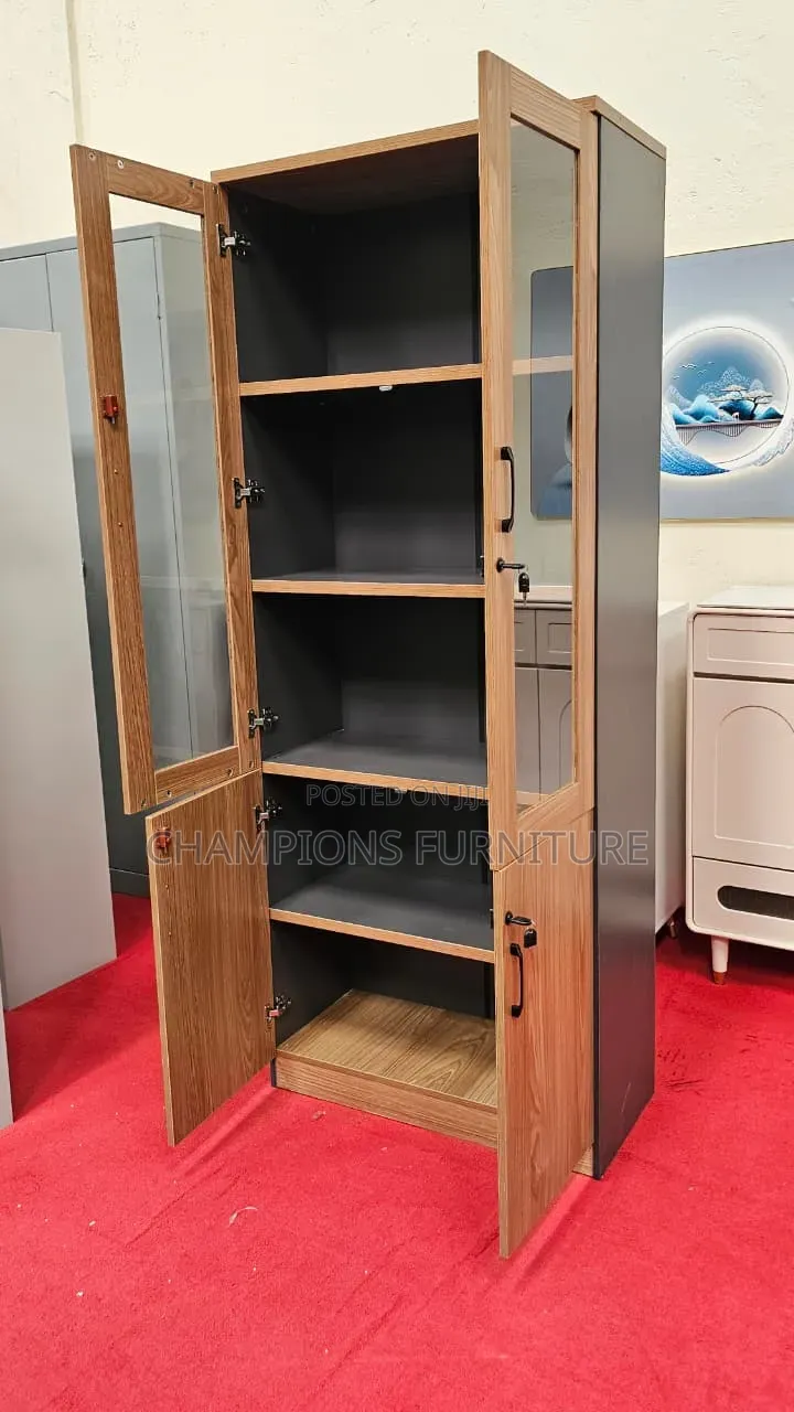 Wooden Office Display and Fikes Cabinet