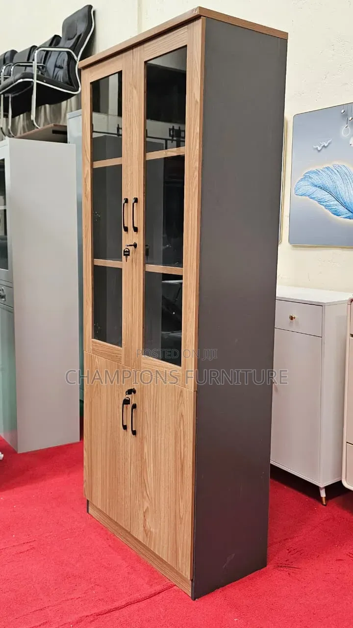 Wooden Office Display and Fikes Cabinet