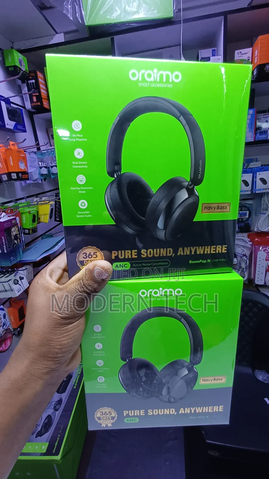 Oraimo BoomPop N Oraimo BoomPop N Wireless Headphones OHP-915N