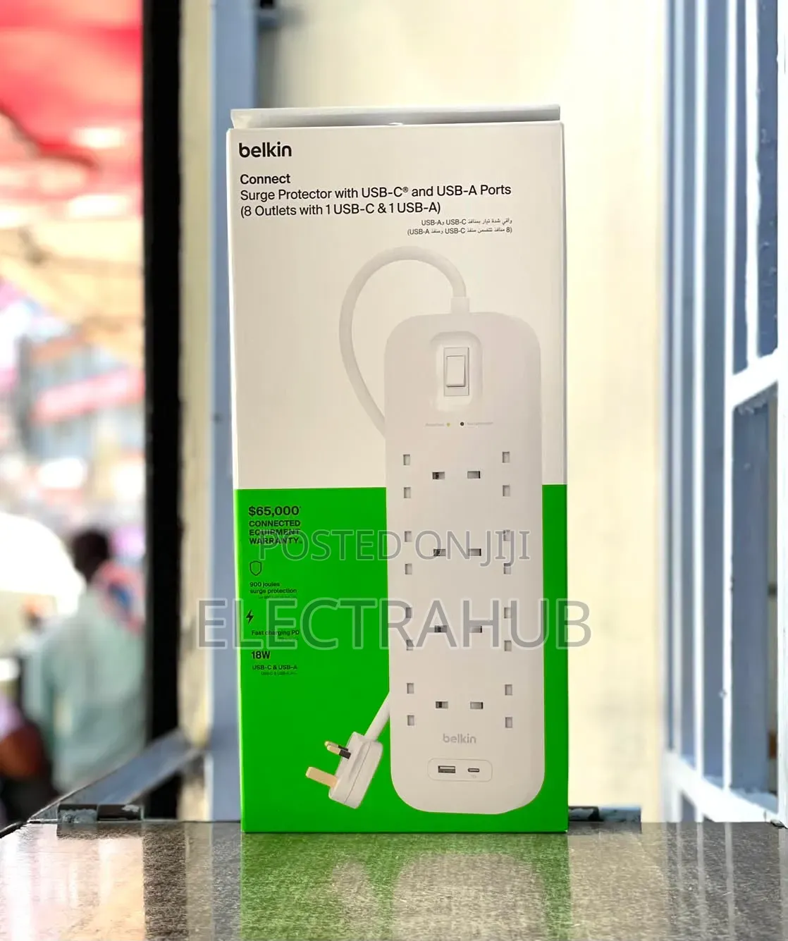 Belkin Surge Protector With USB-C USB a Ports With 8 Outlets