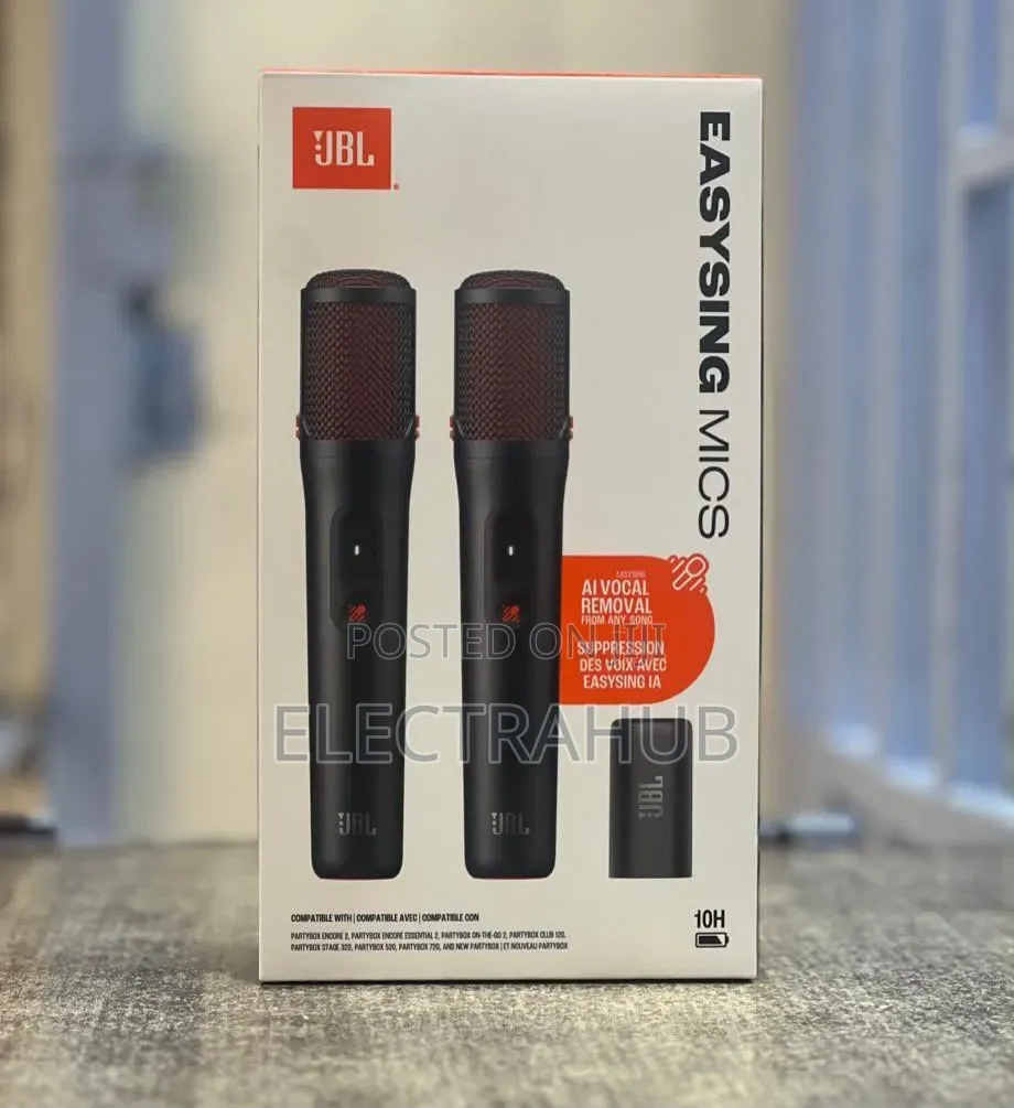 JBL Easysing Mics Brand New Sealed