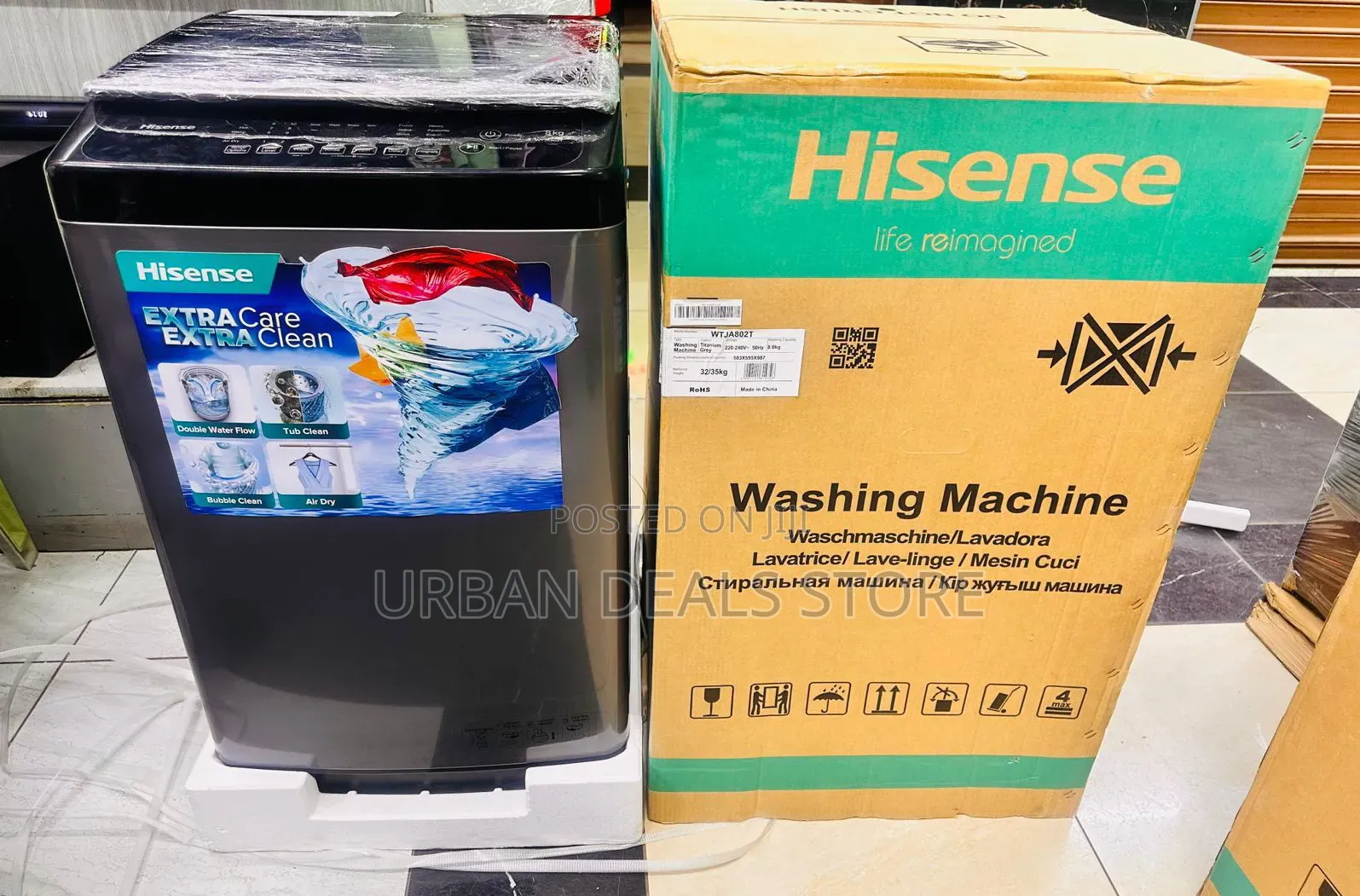 Hisense 9kg Top Load Washing Machine