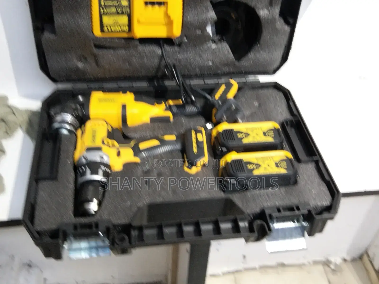 Cordless Dewalt Grinder and Drill Combo Set
