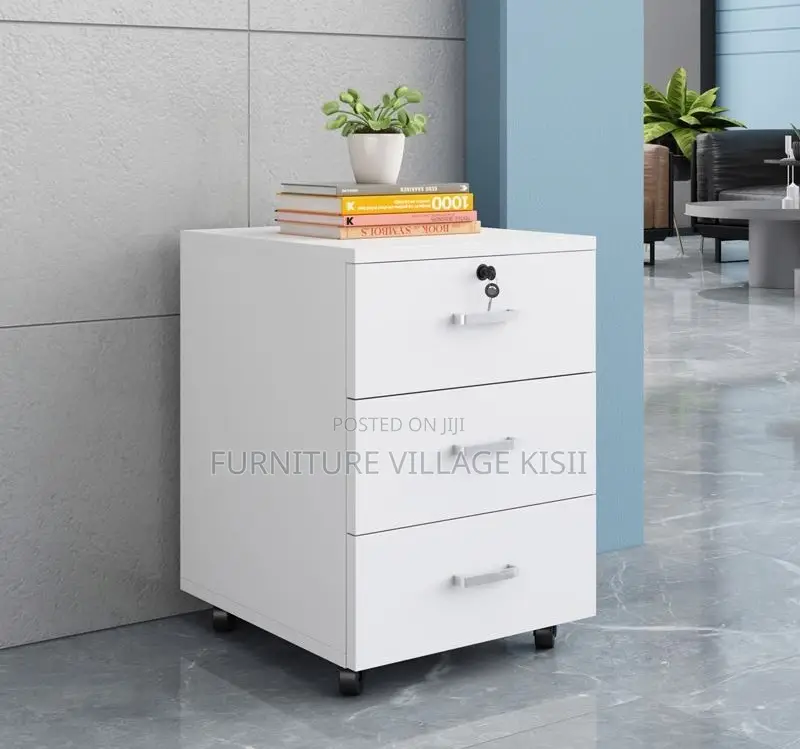 Office Cabinet: 3-Drawer Pedestrian Cabinet