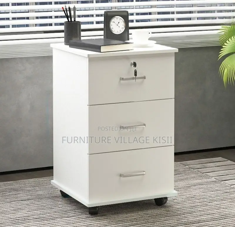 Office Cabinet: 3-Drawer Pedestrian Cabinet