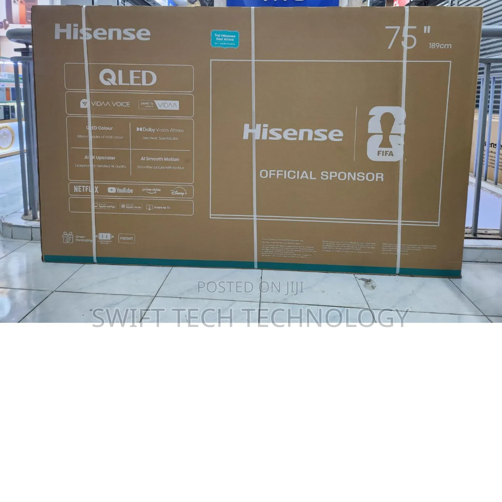 Hisense 75 Inches Qled Q6 Smart TV