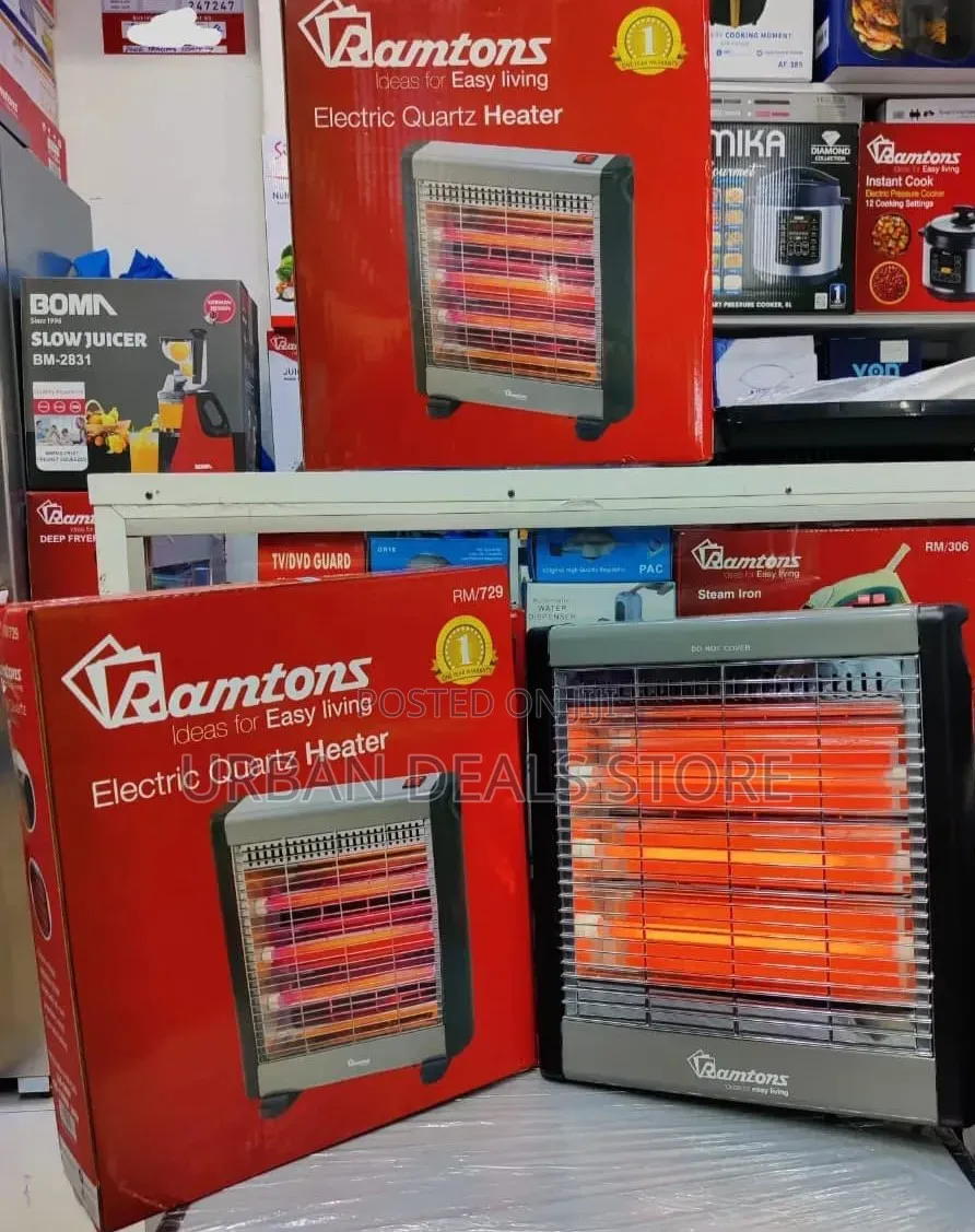 Electric 3-Bar Quartz Heater – Rm/729