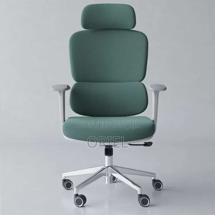 Office Chair : Orthopedic Green Fabric Office Chair