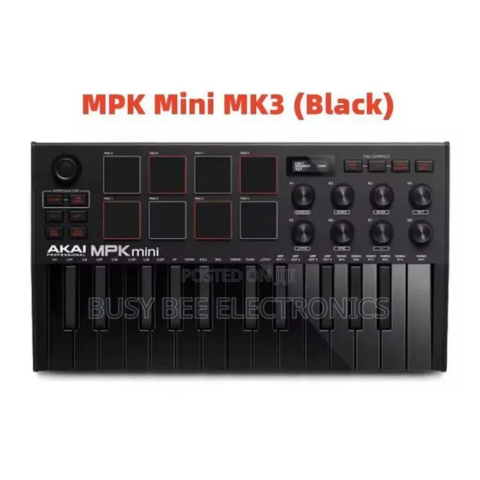 Original AKAI Professional MPK Mini MK3 - 25 Key USB MIDI Keyboard