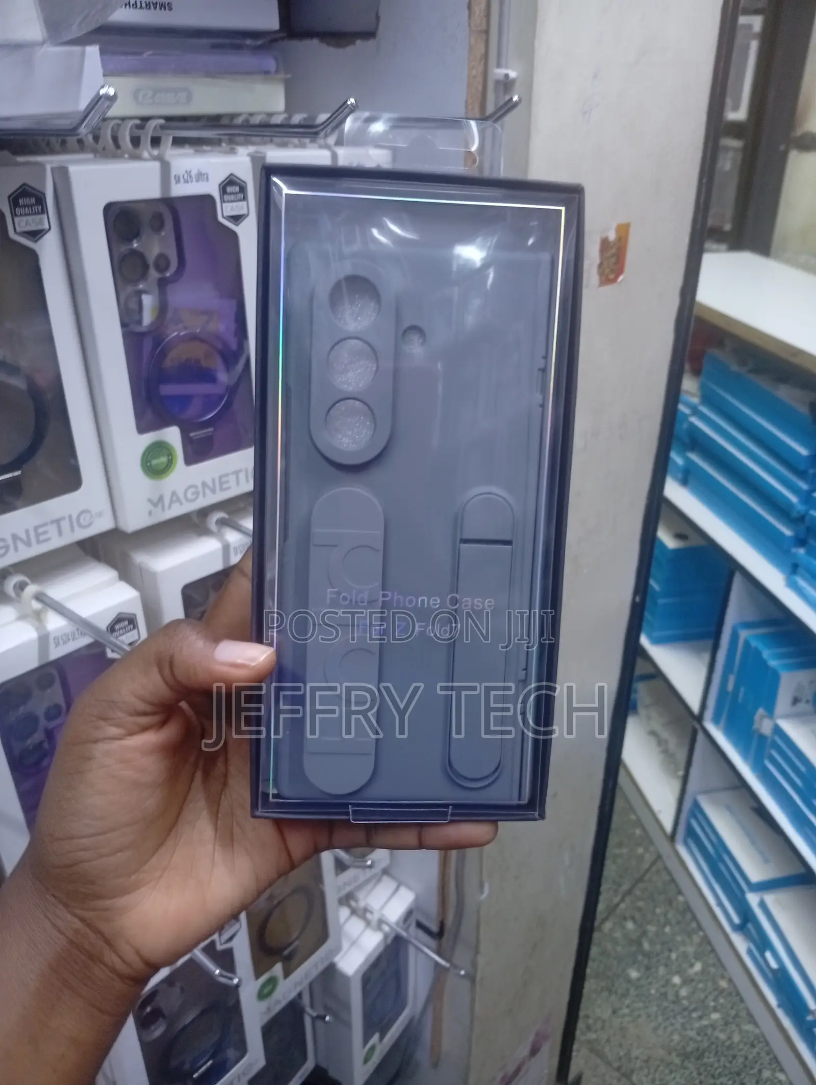 Dark Gray Protective Case in Packaging Fold Phone Case for Z Fold7