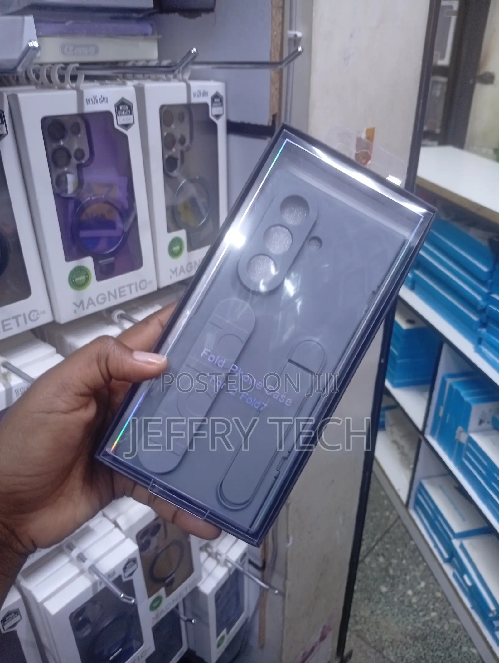 Dark Gray Protective Case in Packaging Fold Phone Case for Z Fold7