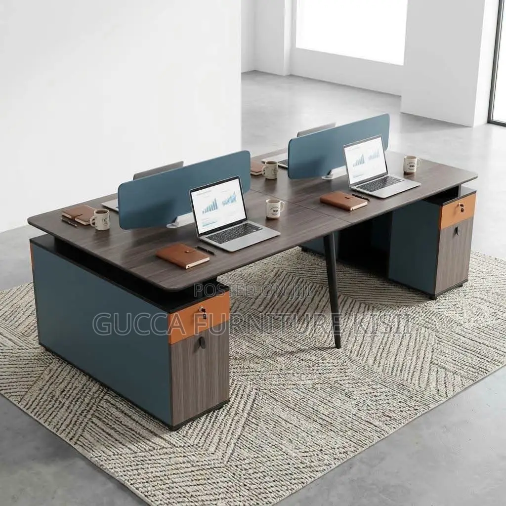 Office Workstation; 4-Way Open Workstation