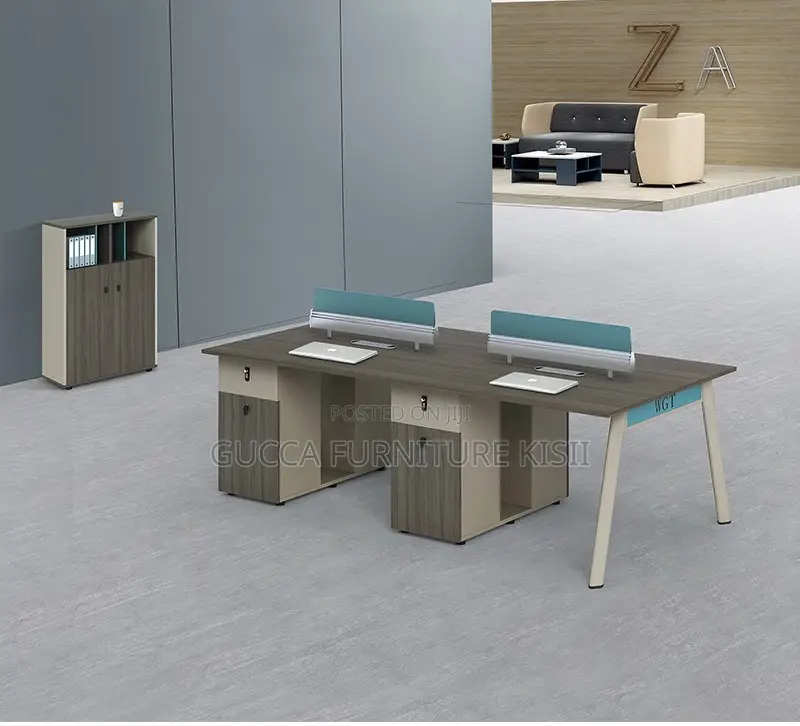 Office Workstation; 4-Way Open Workstation