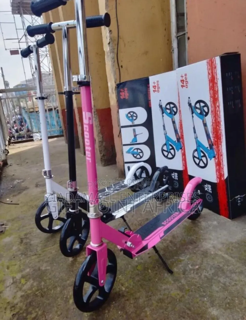 Restocked Foldable Mettlic Scooter. Strong and Durable