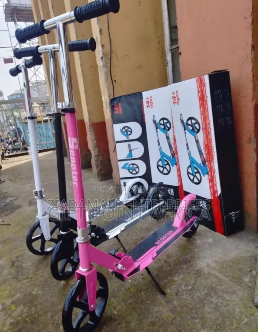 Pay on Delivery Foldable Metallic Scooters
