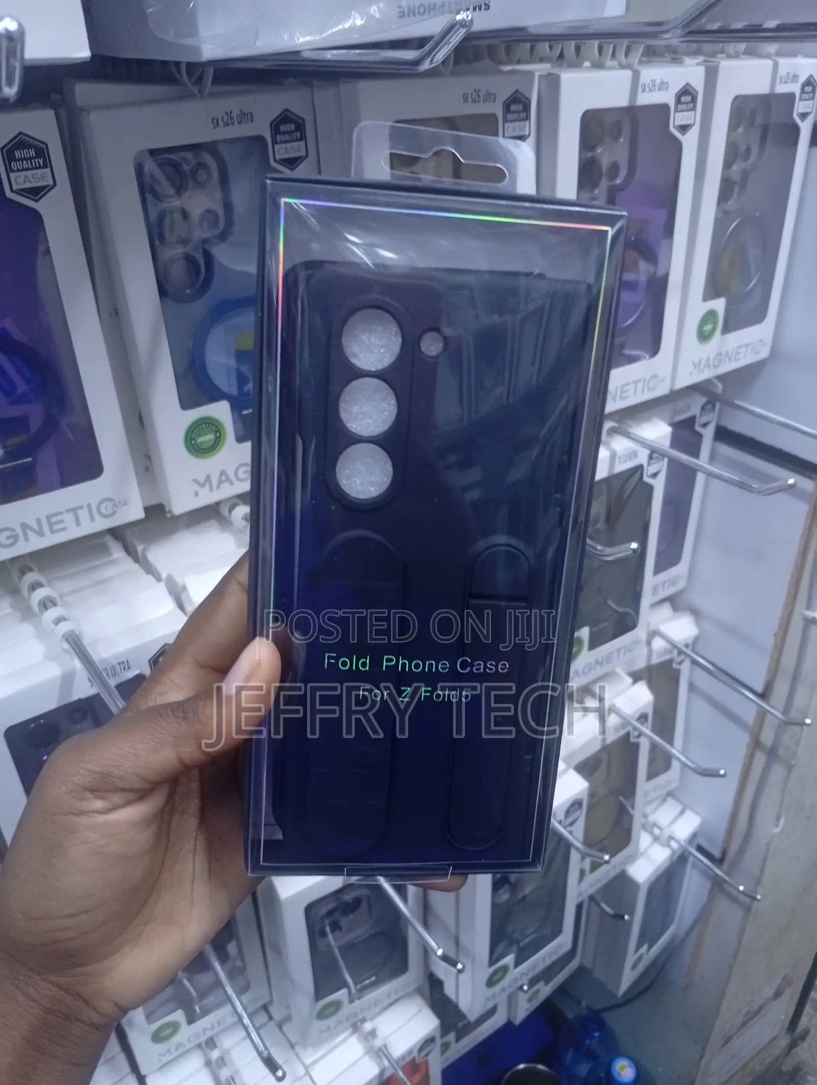 Phone Case in Transparent Explicitly Labeled Phone Case for Z Fold5