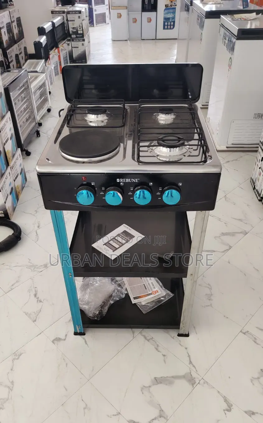 Rebune 3 Gas + 1 Electric Standing Cooker