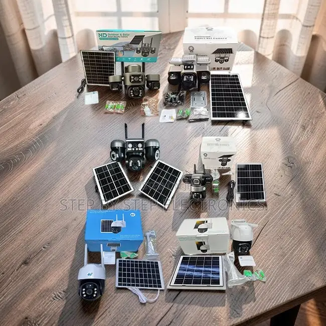 Inexpensive 4G Wifi Dual Triple Lens Solar Cameras Wholesale Prices