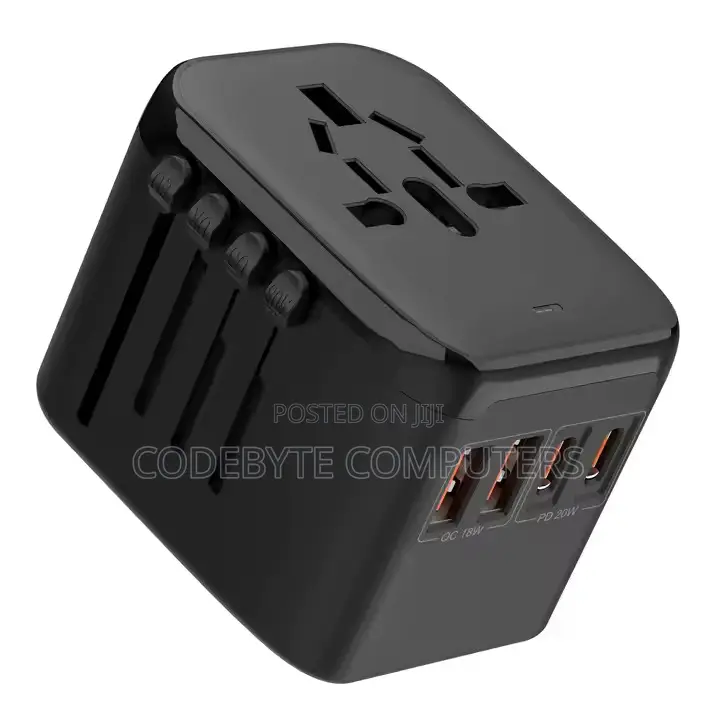 Vention 3-Port USB (C + a + A) Universal Travel Adapter (20w/18w/18w)