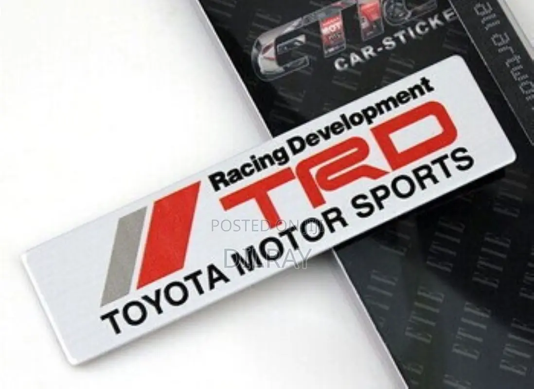 Toyota TRD Logo Emblem Badge