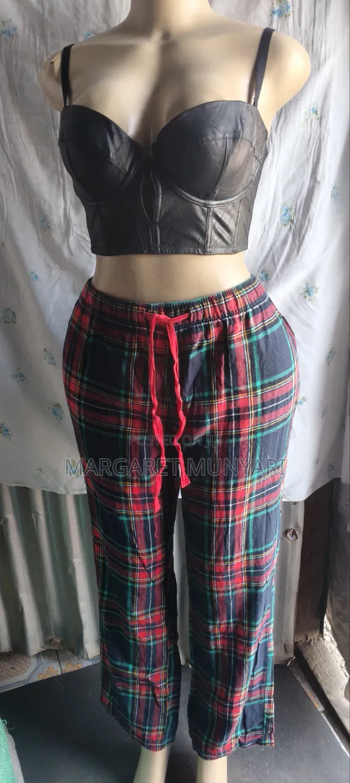 Pajama Pants Plus Crop Tops