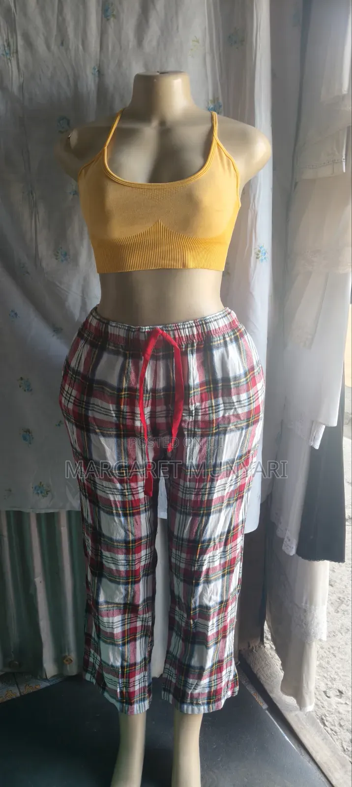 Pajama Pants Plus Crop Tops