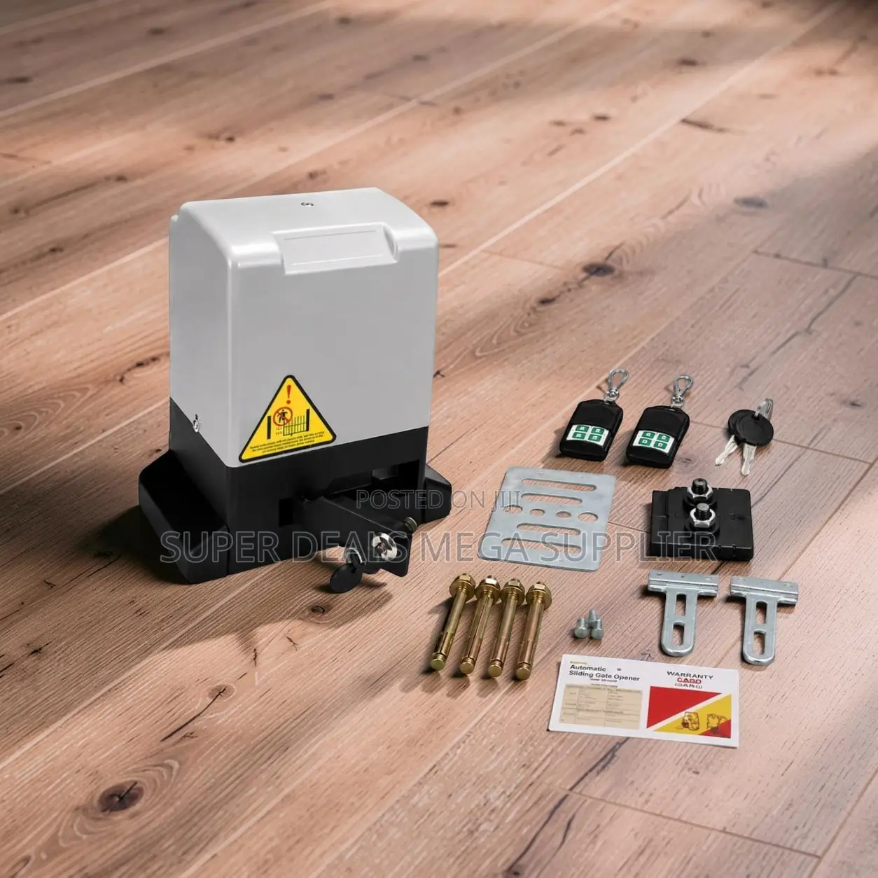 Smart Remote Control Automatic Sliding Gate Opener Complete Kit