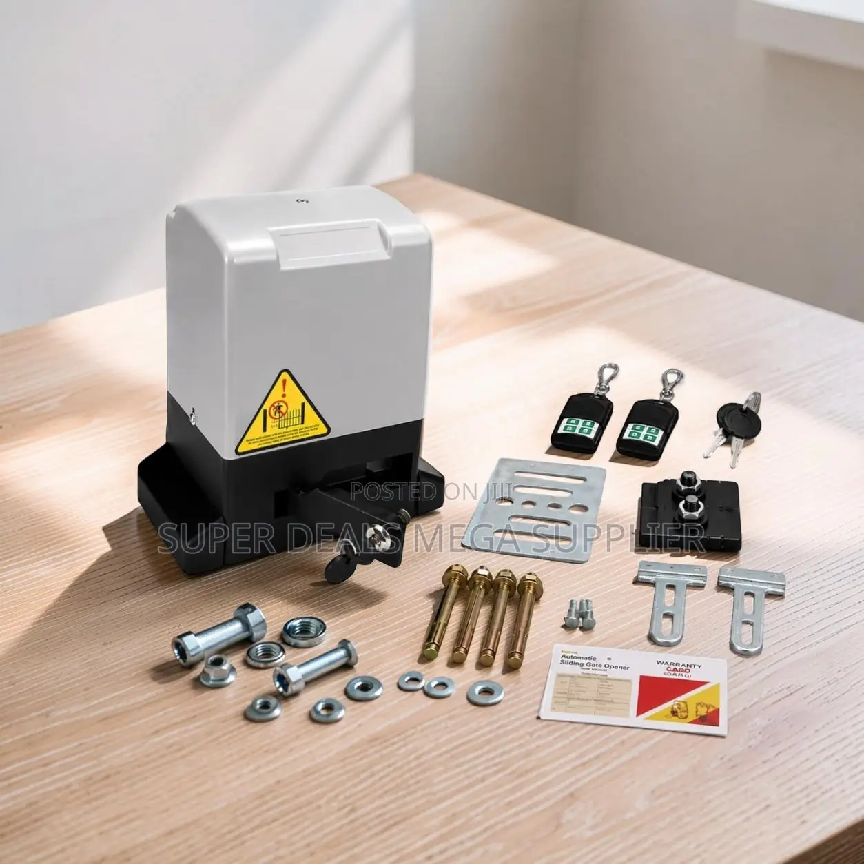Modern Security Automatic Sliding Gate Opener Complete Kit
