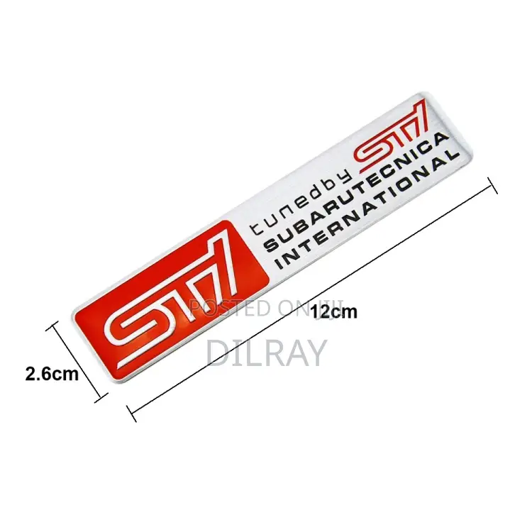 Subaru STI Logo Emblem Badge