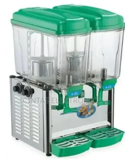 Commercial Double-Tank Electric Juice Dispenser