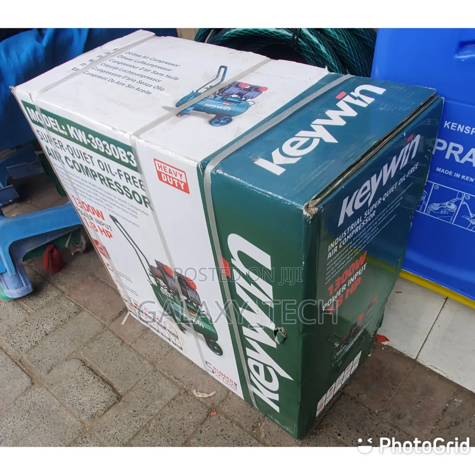 24l Keywin Super-Quiet Oil-Free Air Compressor 