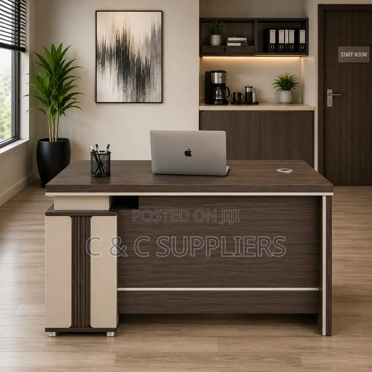 Advanced Gray Wooden Desk-1200mm