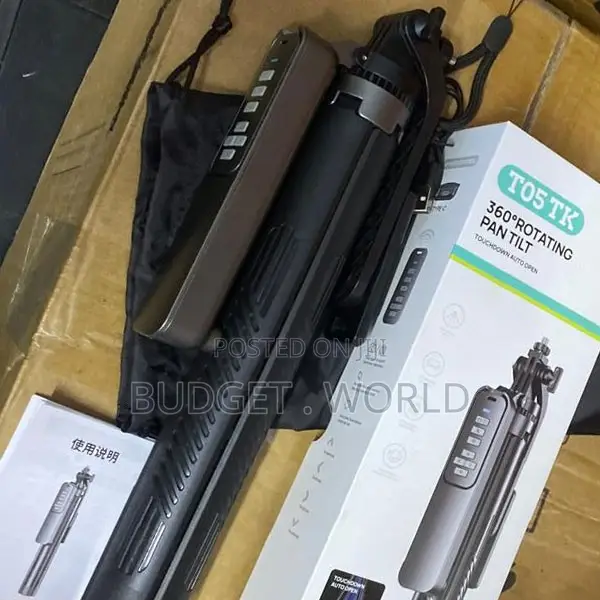 T05 360° Rotating Selfie Stick – Portable Phone Tripod